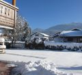 Der Garten mit Blick auf den Heimgarten